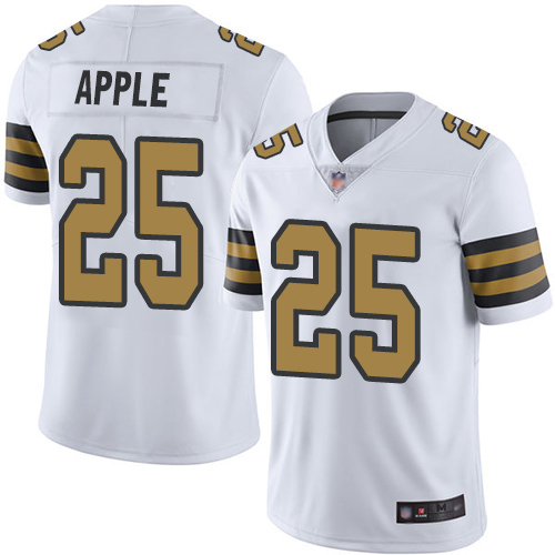 Men New Orleans Saints Limited White Eli Apple Jersey NFL Football #25 Rush Vapor Untouchable Jersey->new orleans saints->NFL Jersey
